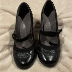 Aerosols black Mary Jane shoes